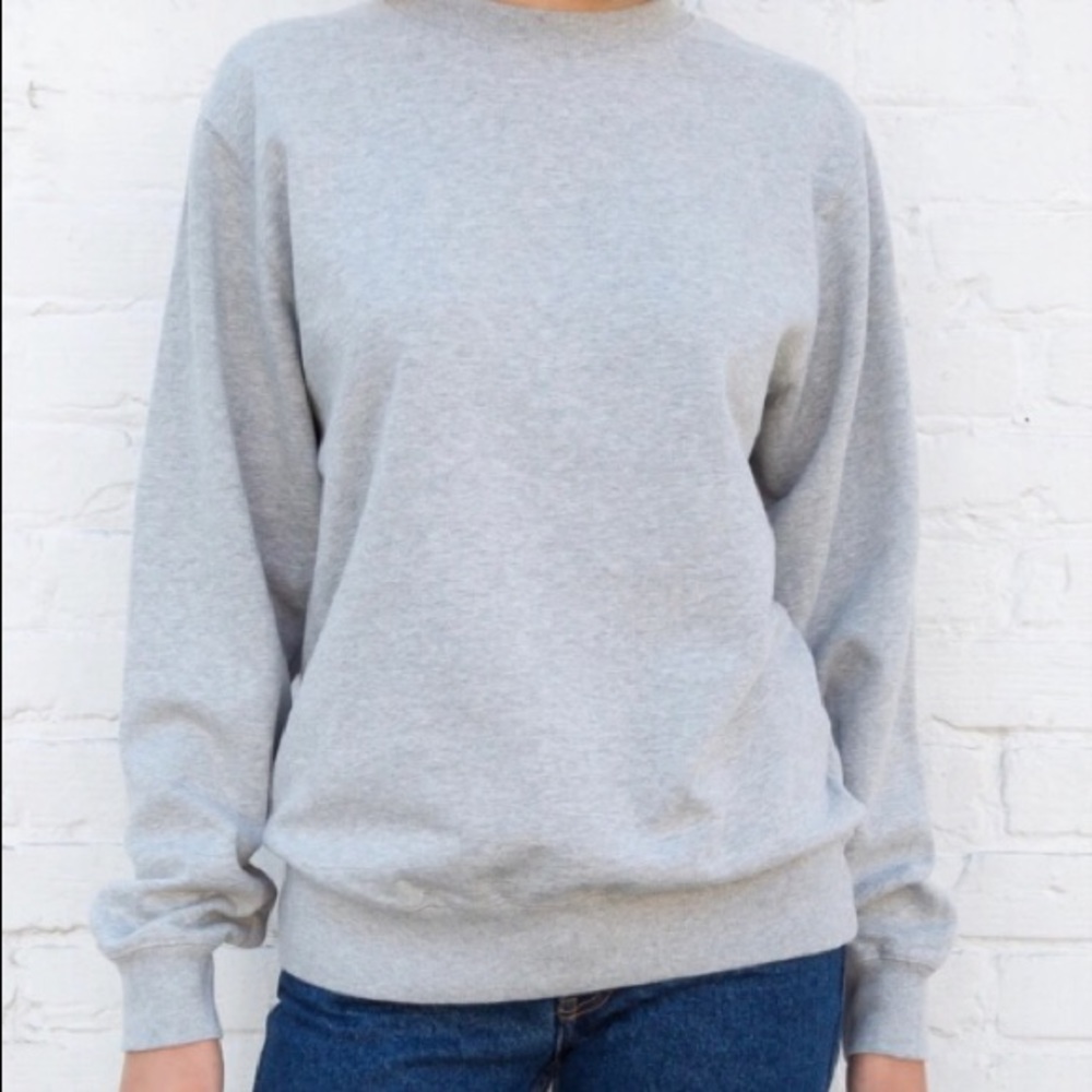 ISO Brandy Melville Light Grey Erica Sweatshirt